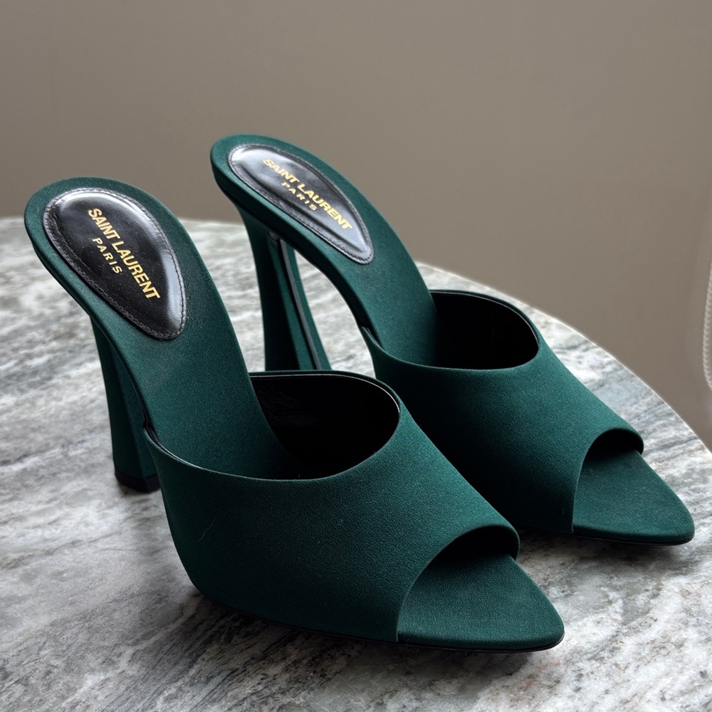 Saint Laurent Suite Mule Sandals